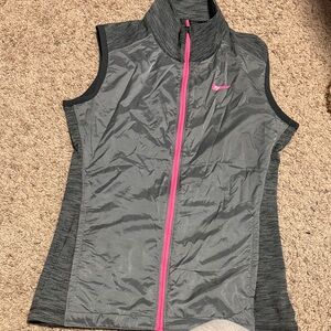 Nike Gray and Pink Vest